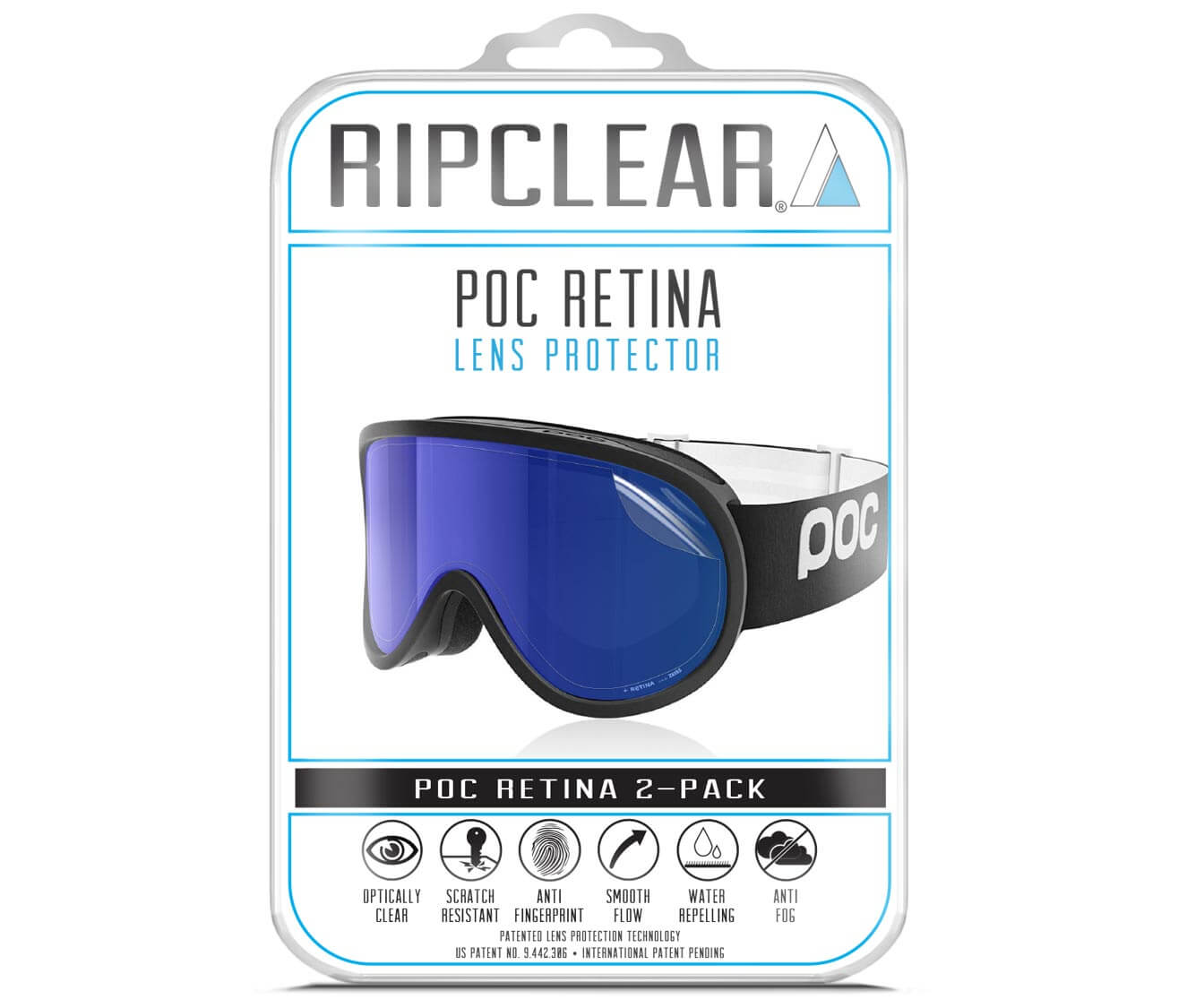 Ripclear Poc Retina Snow Goggle Lens Protector - 2 Pack