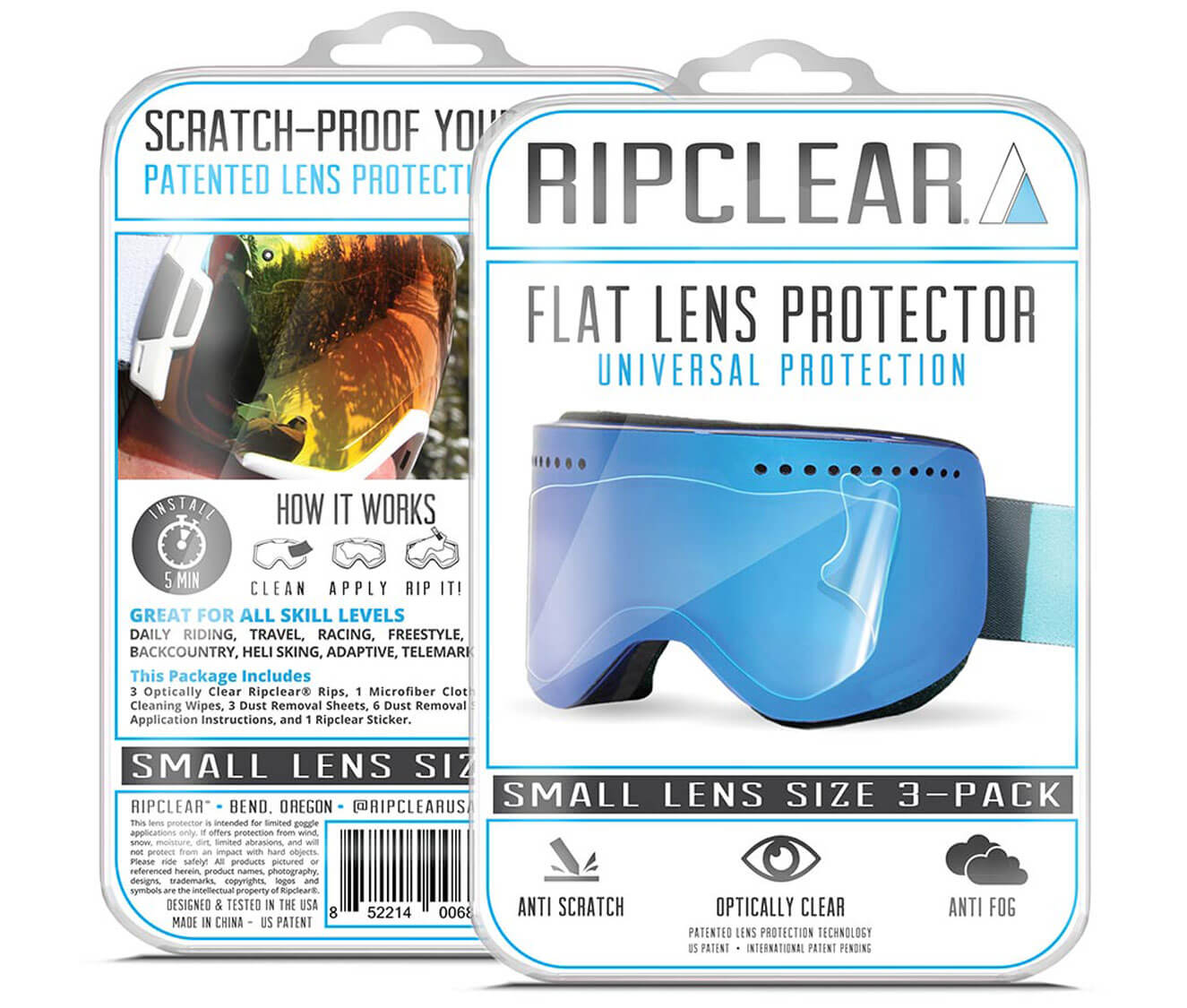Ripclear Universal Moto Goggle Lens Protectors