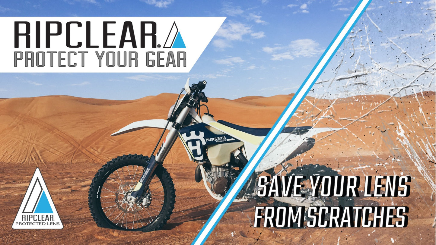 Universal Moto Goggle Lens Protector - 2 Pack - Tear Off Replacement - Allowed At All Tracks And Trails! - Fits All Lens - FREE SHIPPING