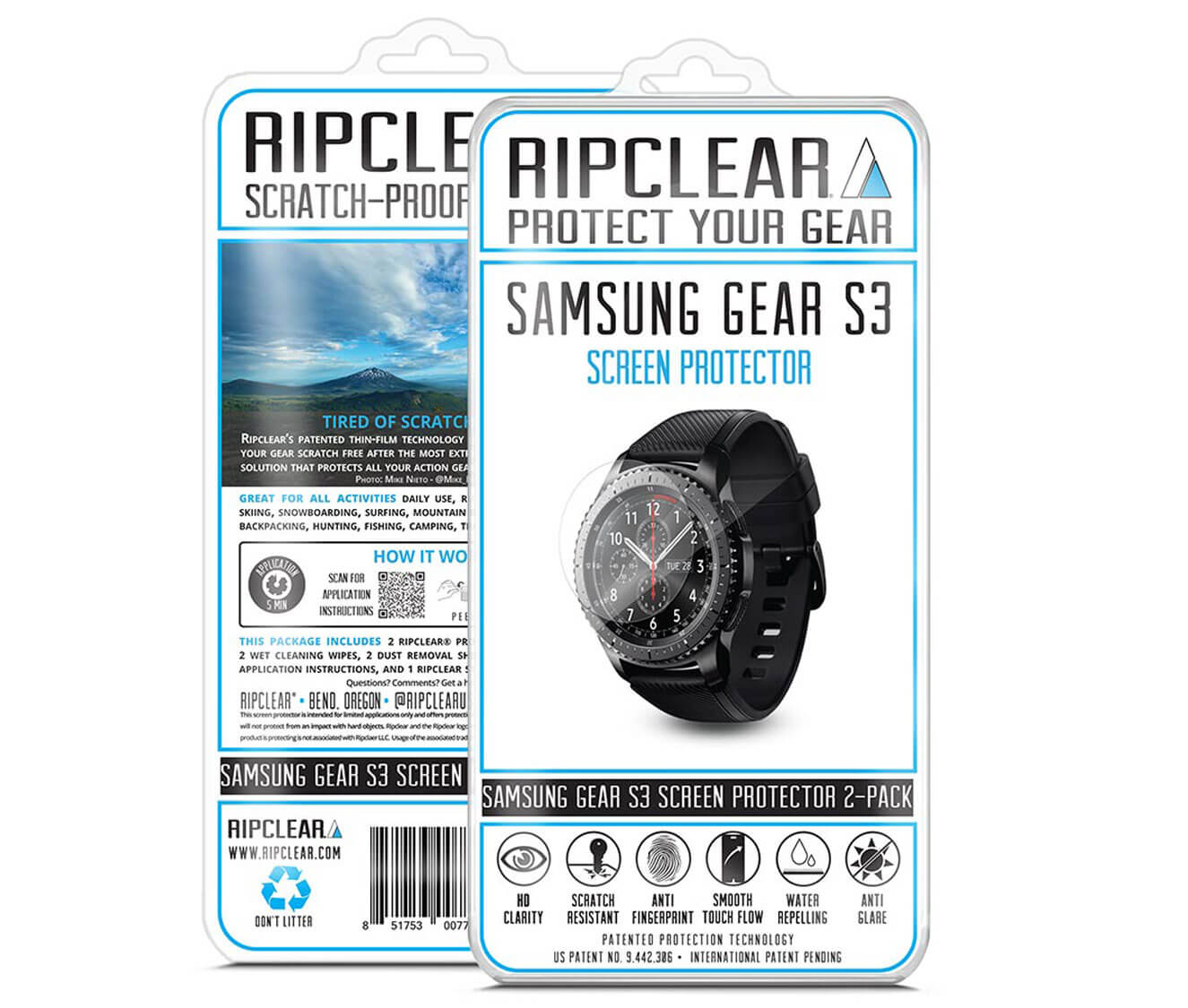 Ripclear Samsung Gear S3 Screen Protector
