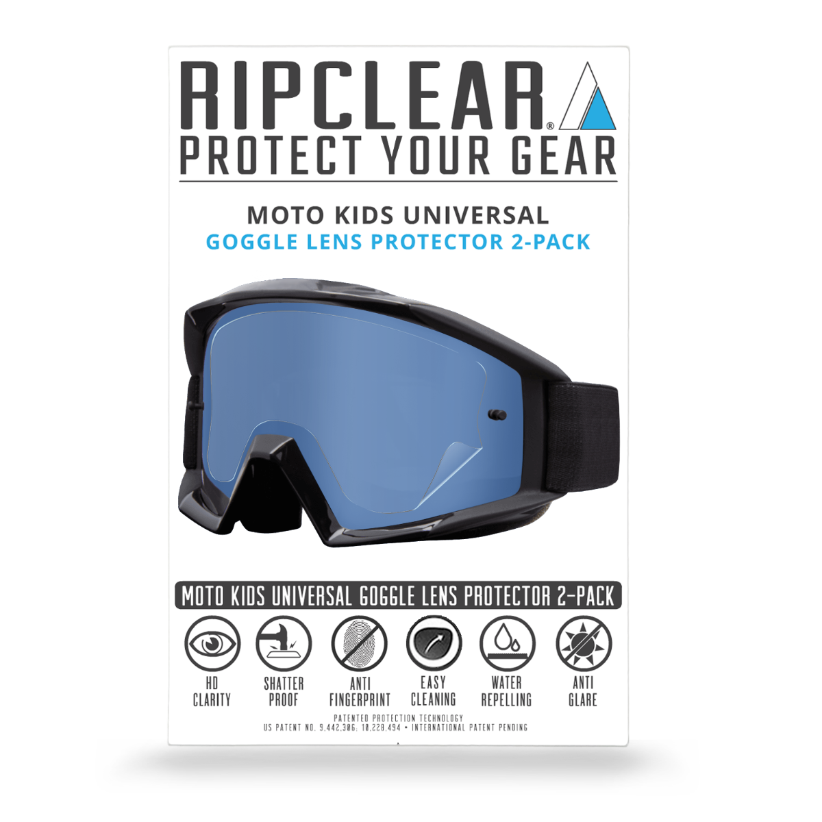 Manifesteren onvergeeflijk Magazijn Ripclear Universal Kids Moto Goggle Lens Protector- 2 Pack – RIPCLEAR