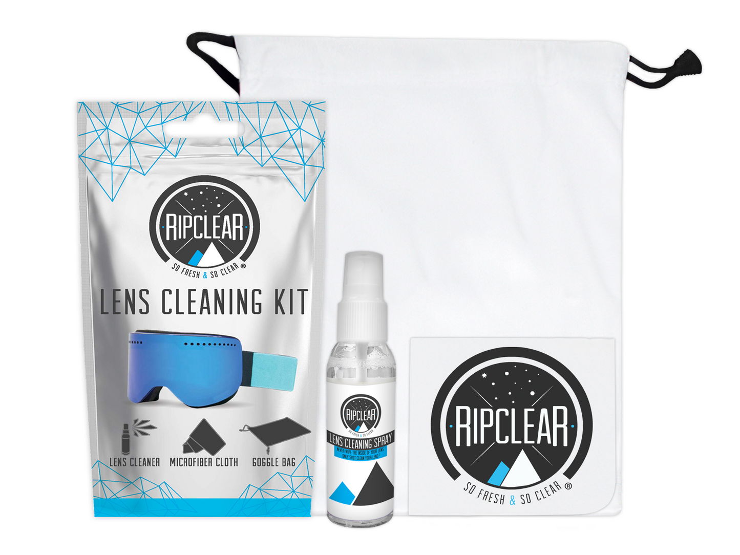 Ripclear Goggle Lens Cleaning Kit