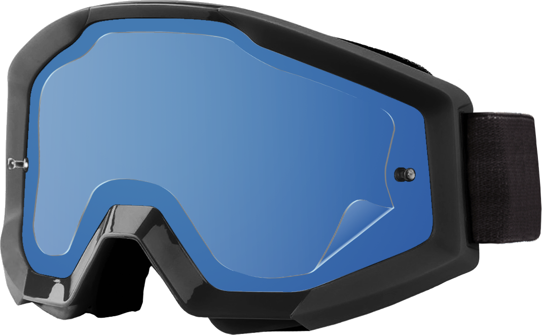 Ripclear 100% Accuri-Strata-Accuri 2-Strata 2 Moto Goggles Lens Protector