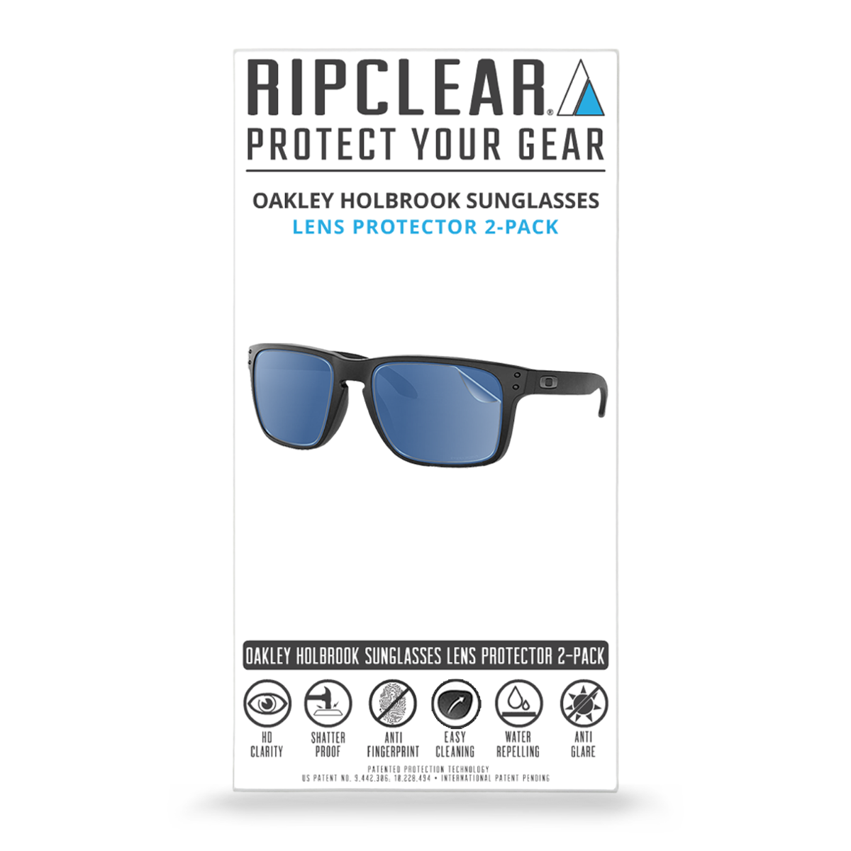 Ripclear Oakley Holbrook Sunglass Lens Protectors - 2 Pack